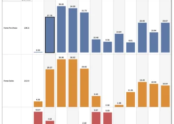 RBI’s Monthly USD Purchase & Sale Overview
